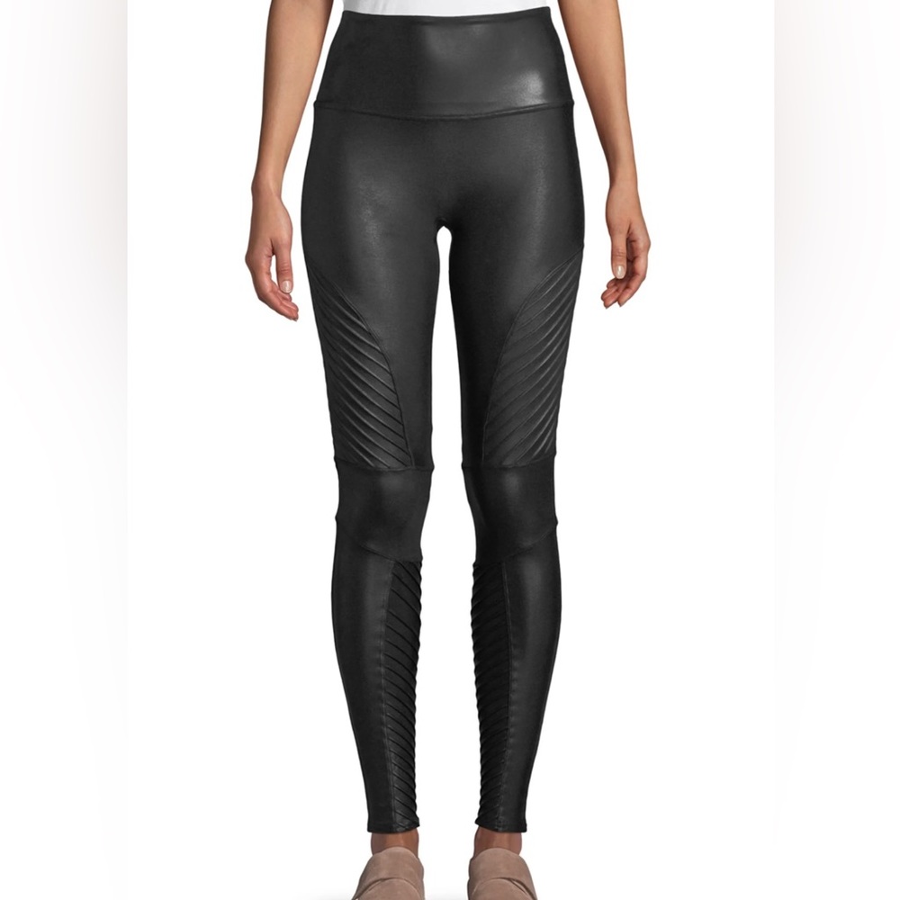Spanx Faux Leather Moto Legging